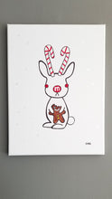 Load image into Gallery viewer, candylope | bunny rabbit jackalope | 12x16
