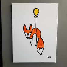 Load image into Gallery viewer, crazy Like a fox 12x16