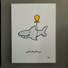 Load image into Gallery viewer, sharkee shark 12x16