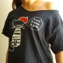 Charger l'image dans la galerie, Tshirt Le mew NOIR