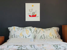 Load image into Gallery viewer, Canadian ark | red canoe | 16x20