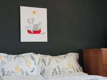 Load image into Gallery viewer, Canadian ark | red canoe | 16x20