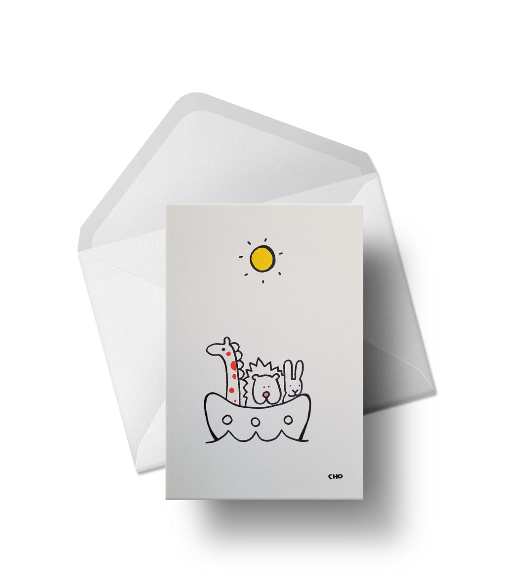CHO's ark | Greeting Cards Hand Coloured