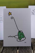 Load image into Gallery viewer, wishing on a star | Greeting Cards hand coloured
