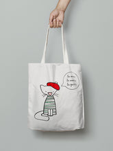 Load image into Gallery viewer, Le mew cotton tote bag