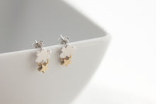 Load image into Gallery viewer, daydreamer cloud &amp; star delicate earrings
