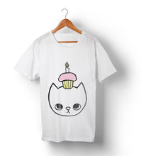Load image into Gallery viewer, cupcake cat Tshirt