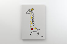 Load image into Gallery viewer, heart giraffe 12x16