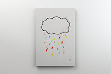 Charger l'image dans la galerie, gouttes arc-en-ciel | nuage de pluie | 12x16