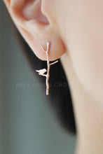 Charger l'image dans la galerie, Boucles d'oreilles love birdie brindille