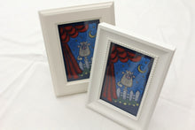 Load image into Gallery viewer, singing cat | kitten kitty | canvas print | framed 4x6 print