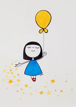 Load image into Gallery viewer, sunrise | flying girl | 16x20