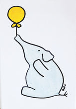 Load image into Gallery viewer, forget-me-not elephant | 12x16
