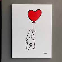 Charger l&#39;image dans la galerie, Lapin d&#39;amour | lapin | 12x16
