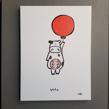 Load image into Gallery viewer, moo | cow ox oxen bull | 12x16
