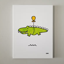 Charger l&#39;image dans la galerie, aL i Gator | crocodile alligator | 12x16

