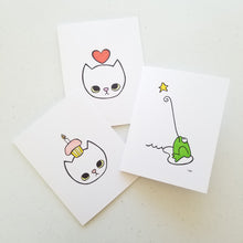 Load image into Gallery viewer, wishing on a star | Greeting Cards hand coloured

