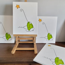 Load image into Gallery viewer, wishing on a star | frog toad | 12x16
