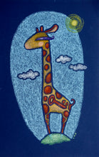 Charger l&#39;image dans la galerie, la clé | girafe | impression sur toile | impression encadrée 4x6
