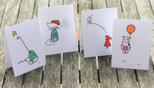 Load image into Gallery viewer, moo | Greeting Cards hand coloured
