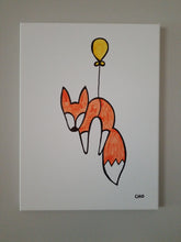 Load image into Gallery viewer, crazy Like a fox 12x16
