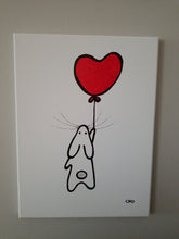 Charger l&#39;image dans la galerie, Lapin d&#39;amour | lapin | 12x16
