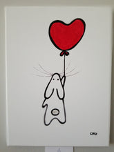 Charger l&#39;image dans la galerie, Lapin d&#39;amour | lapin | 12x16
