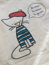 Load image into Gallery viewer, Le mew cotton tote bag
