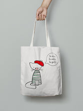 Load image into Gallery viewer, Le mew cotton tote bag
