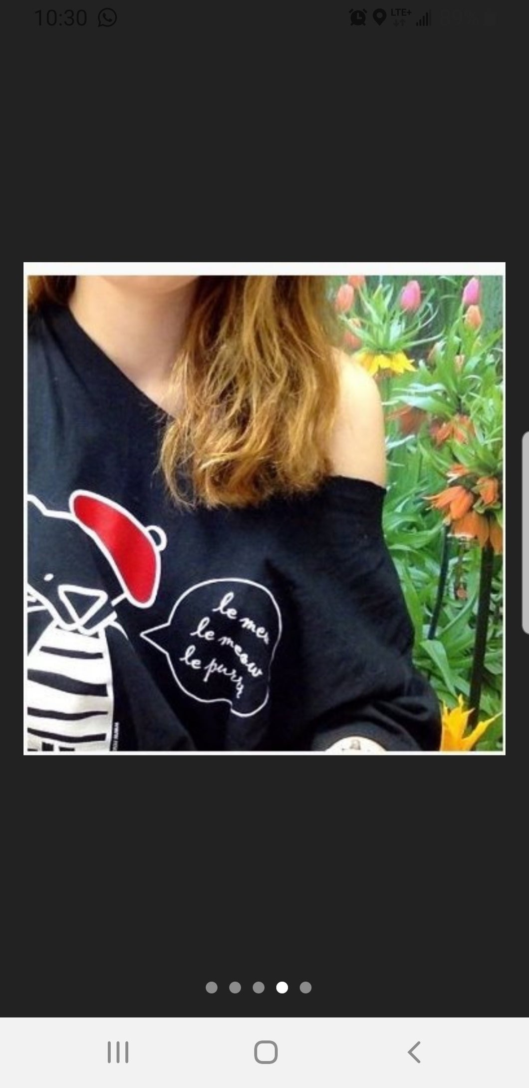 Tshirt Le mew NOIR
