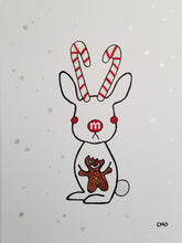 Load image into Gallery viewer, candylope | bunny rabbit jackalope | 12x16

