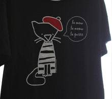 Charger l&#39;image dans la galerie, Tshirt Le mew NOIR

