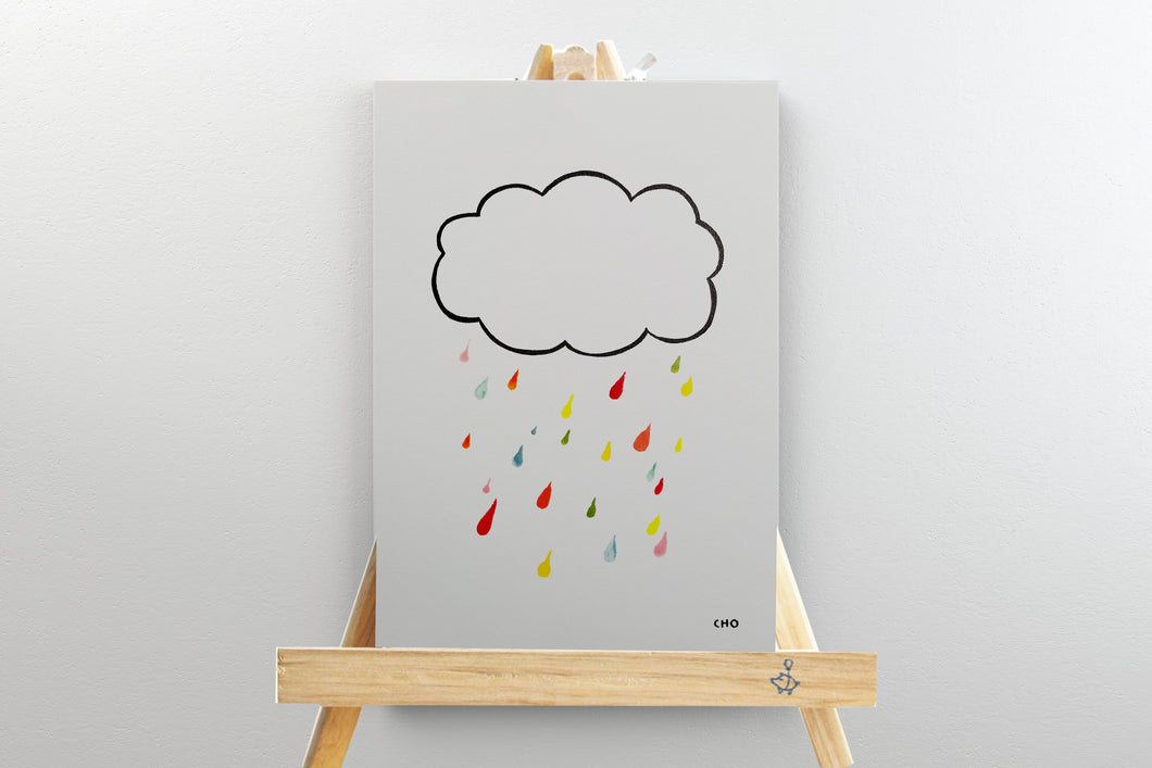 mini gouttes arc-en-ciel