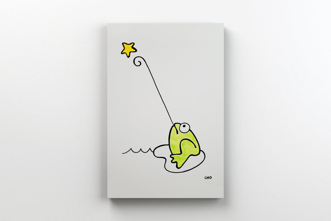wishing on a star | frog toad | 12x16